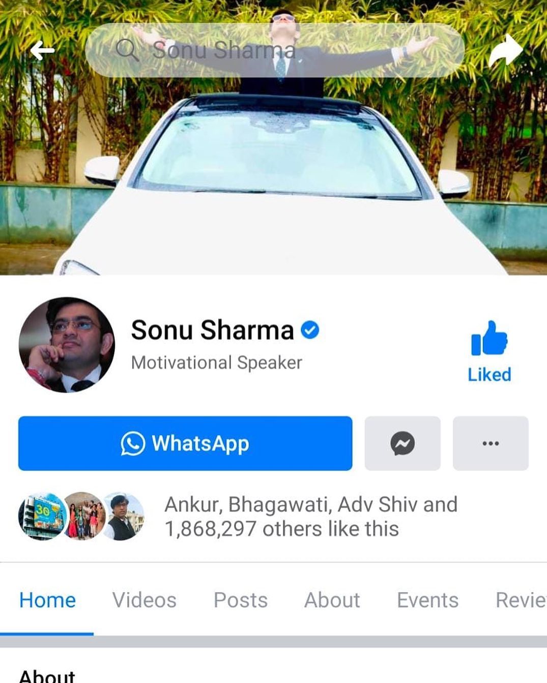 Sonu Sharma facebook