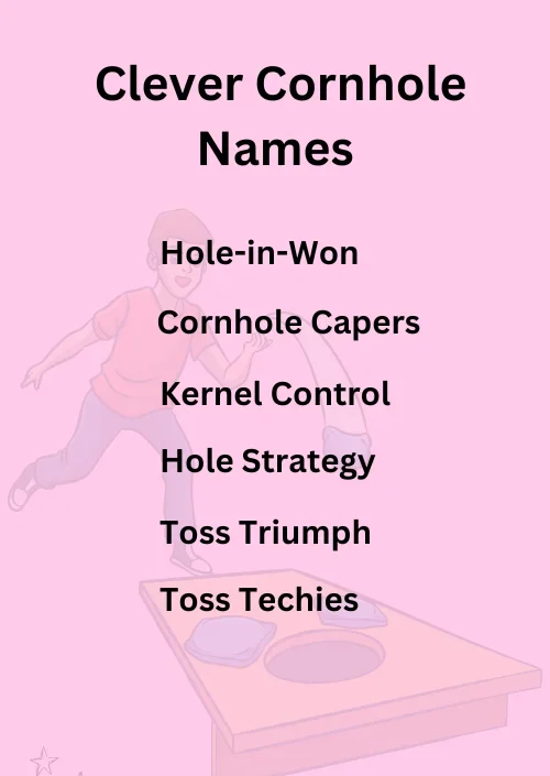 Corn Hole Team Names: 550+ Best, Funny & Unique Ideas