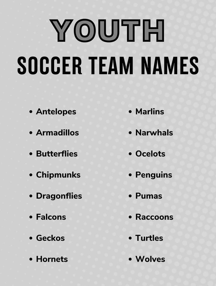 450+ Youth Soccer Team Names: Find the Perfect Fit Today!