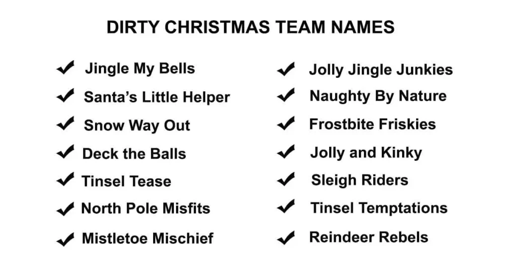Dirty Christmas Names That’ll Have You Ho-Ho-Howling!