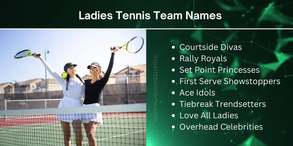 Tennis Team Names: 448 Creative Ideas for 2025
