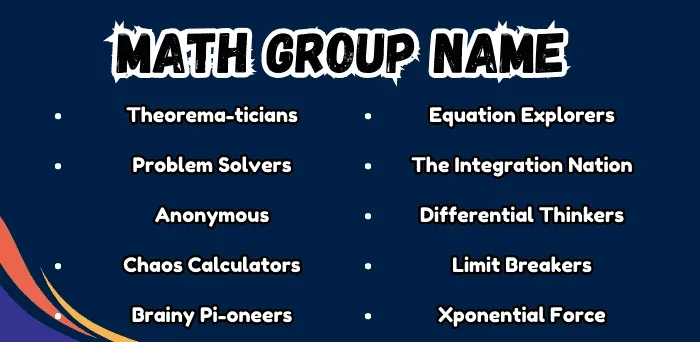 650+ Math Team Name Ideas for Groups, Clubs, and Teams